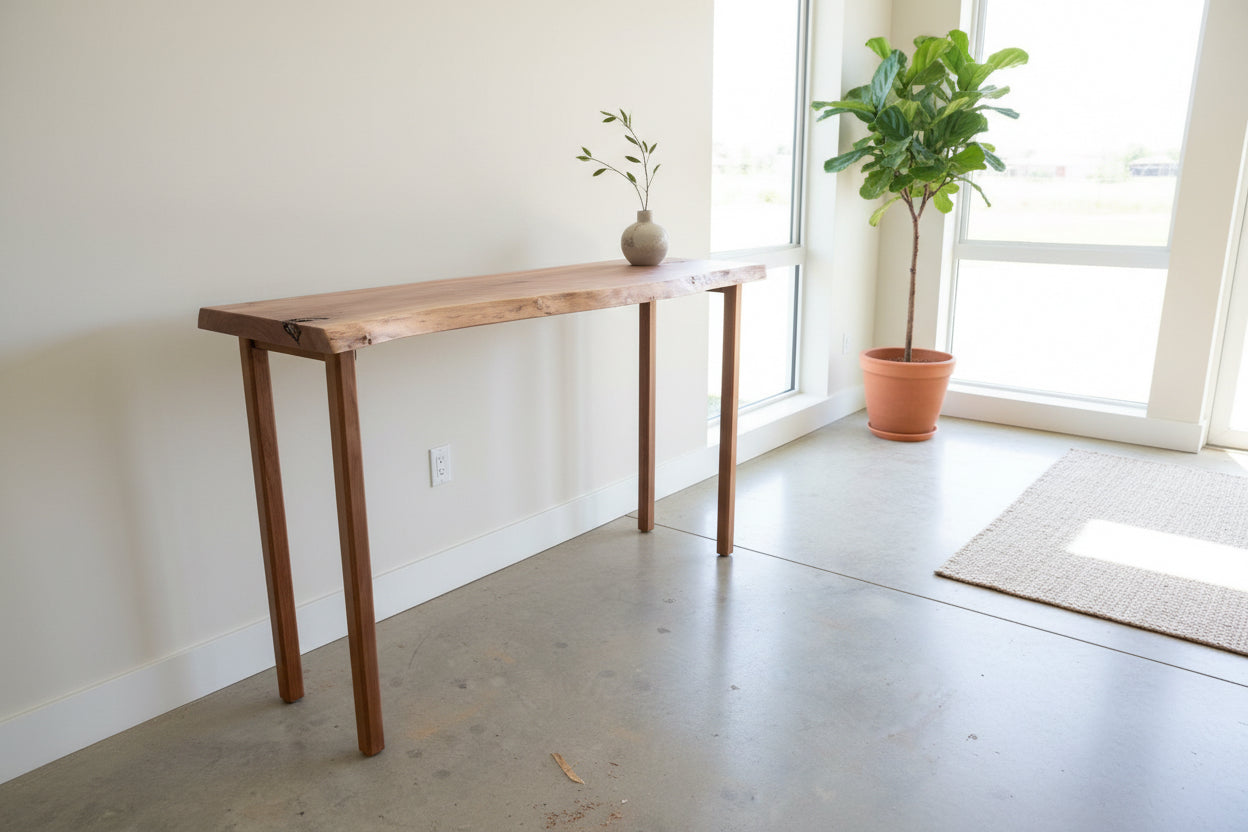 Live Edge Sofa/ Entry Way Table