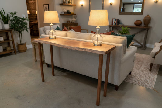 Live Edge Sofa/ Entry Way Table