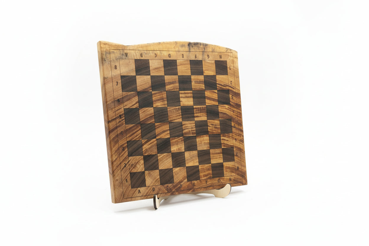 Live Edge Chessboard
