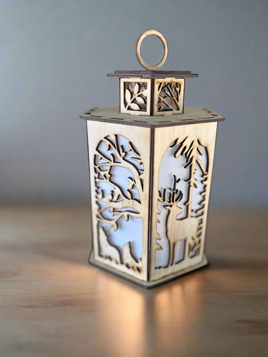 Laser Cut Wooden Lanterns