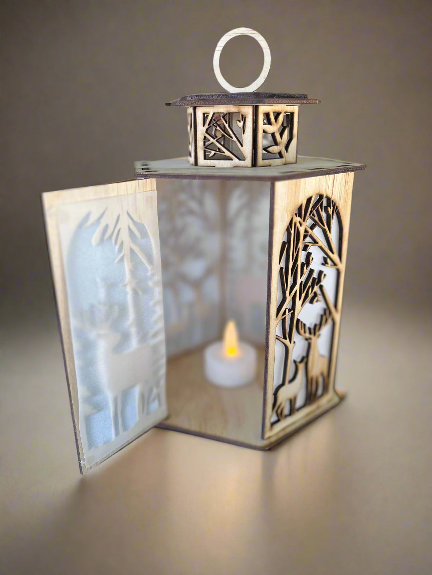 Laser Cut Wooden Lanterns