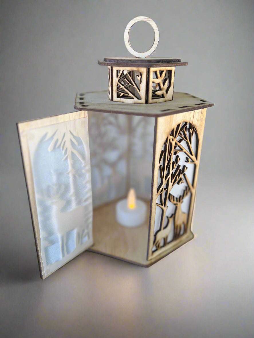 Laser Cut Wooden Lanterns