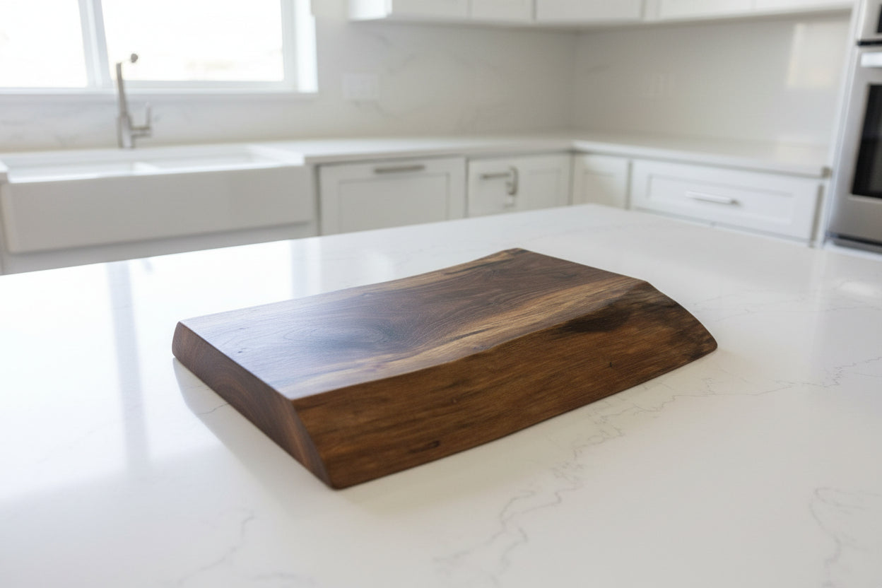 Live Edge Chunk Cutting Board